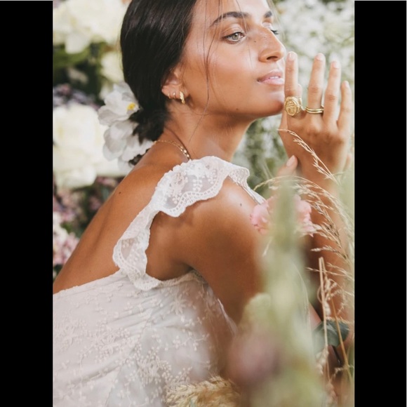 Spell Le Gauze Lace Kerchief Dress 